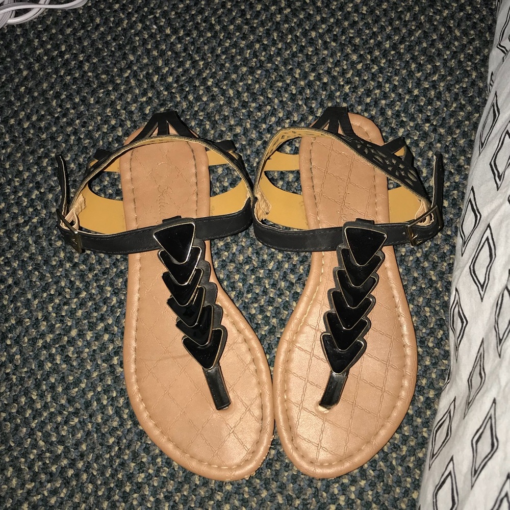 Black sandals